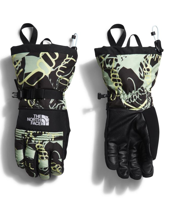 Guantes Impermeables Montana Mujer, Negro c/Print
