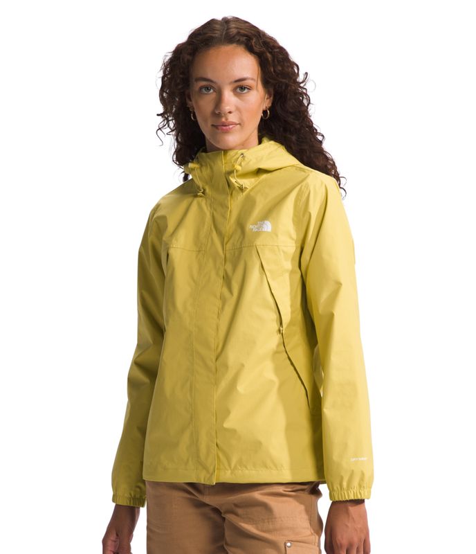 Chamarra Impermeable Antora Mujer, Amarillo
